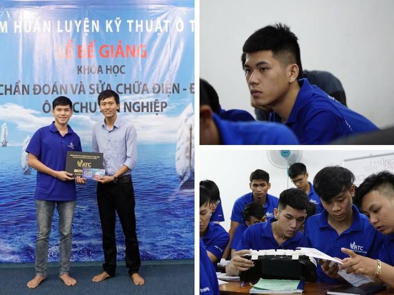 Anh Xứng tham gia khóa học Kỹ thuật sửa chữa Điện - Điện tử ô tô K6 (2018–2019)