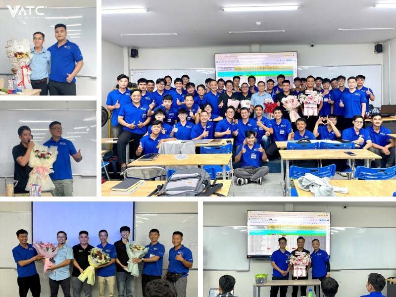 Bất ngờ từ học viên gửi đến các giảng viên tại Trung tâm VATC