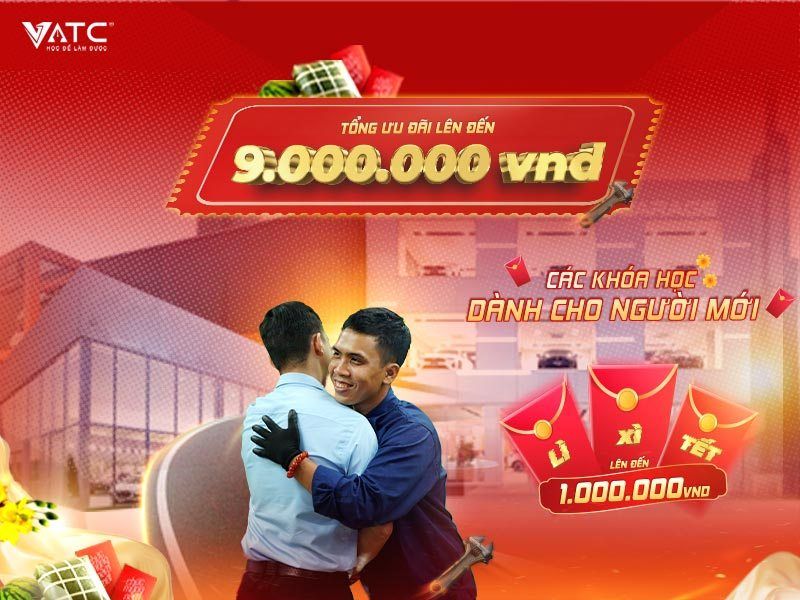 Chương trình ưu đãi đầu năm các khoá học nâng cao tay nghề