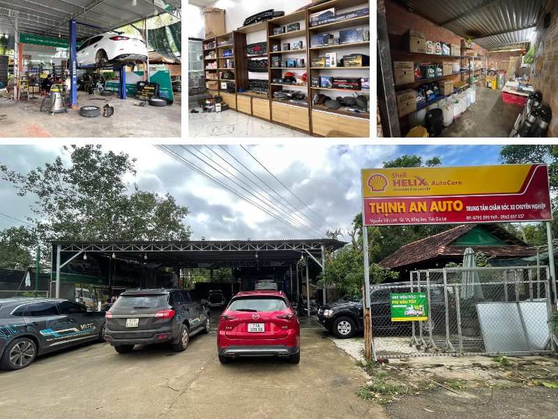 Cơ sở vật chất của Garage Thịnh An Auto - trung tâm chăm sóc xe chuyên nghiệp
