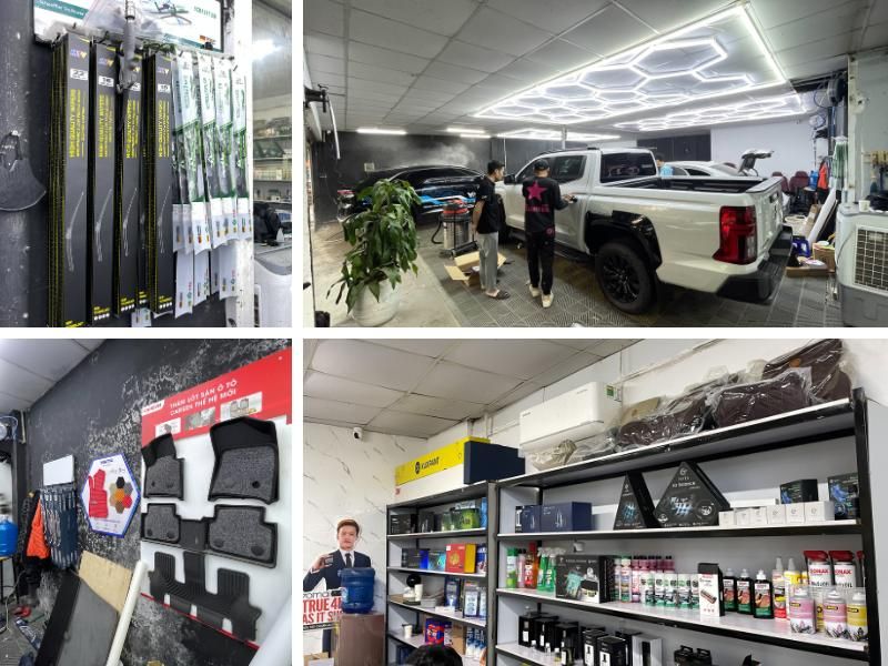 Cơ sở vật chất garage Luck Auto