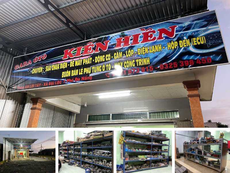 Cơ sở vật chất Garage ô tô Kiên Hiền