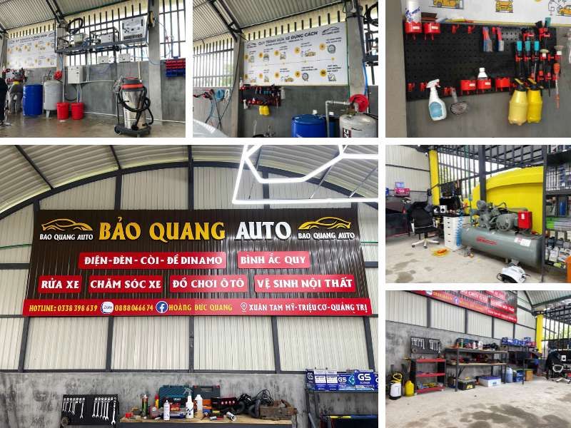 Cơ sở vật chất tại Bảo Quang Auto được anh đầu tư khá khang trang và kỹ lưỡng