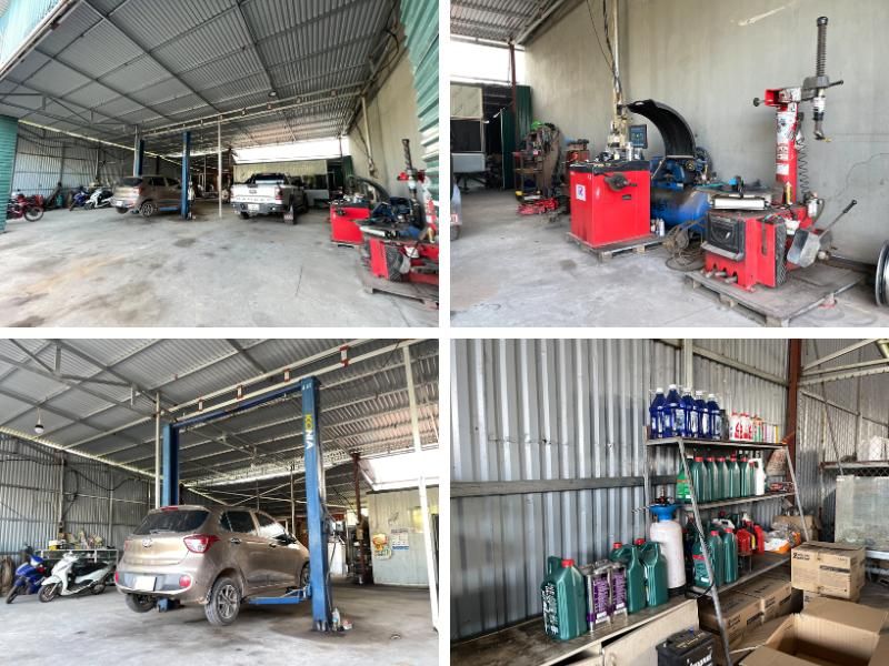 Cơ sở vật chất tại garage ô tô Hoàng Pháp