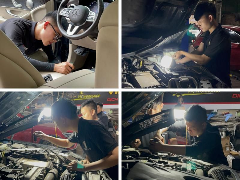 Đội ngũ anh em thợ tại VIC Workshop