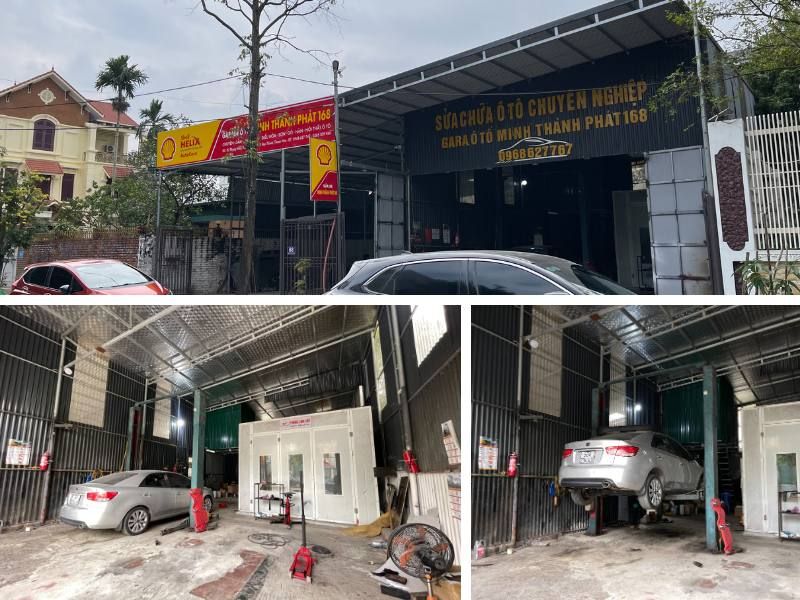 Garage ô tô Minh Thành Phát 168 - Chuyên Gầm - Máy - Điện - Điều hòa - Sơn - Gò - Nội thất