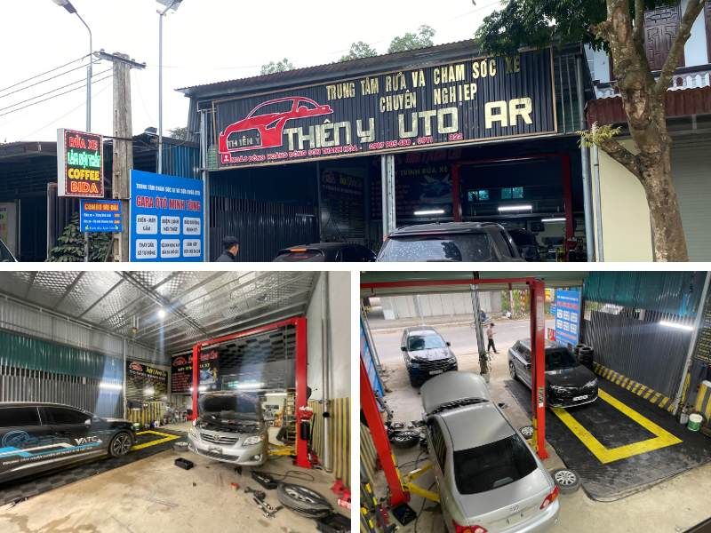Garage ô tô Minh Tùng chuyên làm các dịch vụ