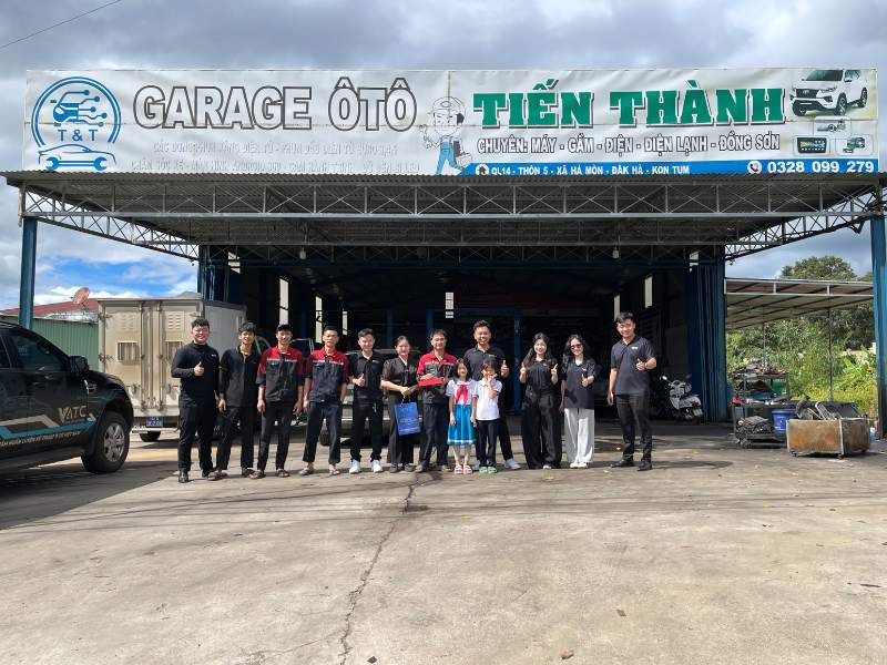 Garage ô tô Tiến Thành - QL14 - Thôn 5 - Đăk Hà - Kon Tum