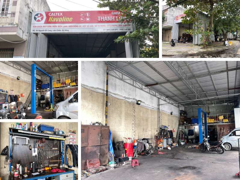 Garage Thành Long hiện tại sau khi được anh Long mua lại từ chủ cũ
