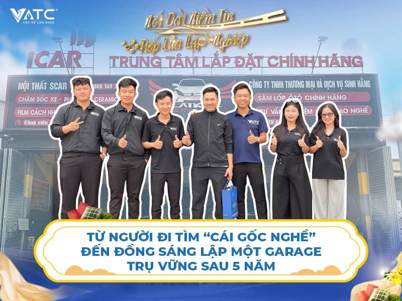 Từ người đi tìm “cái gốc nghề” đến đồng sáng lập một garage trụ vững sau 5 năm