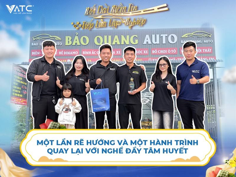 Một lần rẽ hướng và một hành trình quay lại nghề đầy quyết tâm