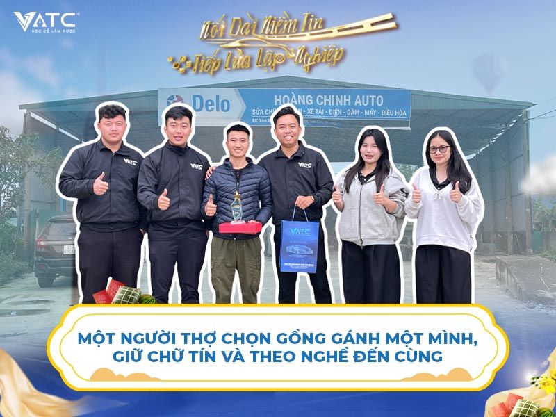 Một người thợ chọn gồng gánh một mình, giữ chữ tín và theo nghề đến cùng
