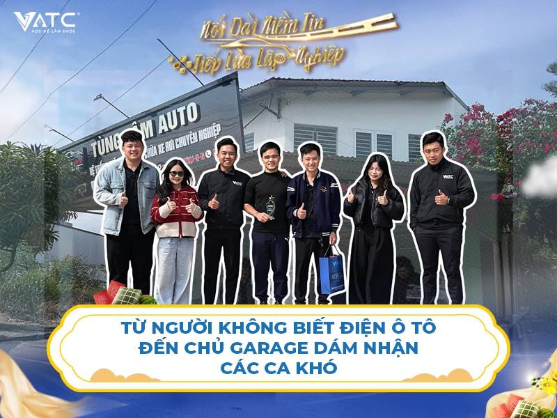 Từ người không biết điện ô tô đến chủ garage dám nhận ca khó