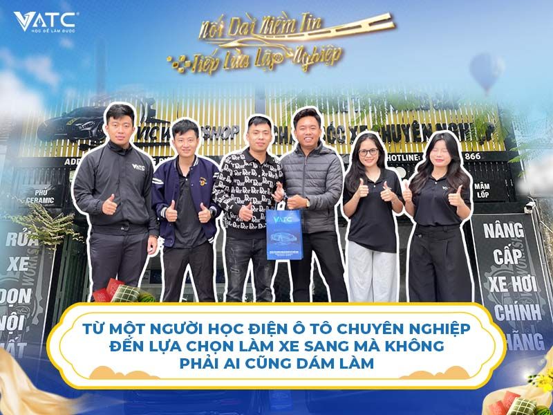 Từ một người học điện ô tô bài bản đến lựa chọn làm xe sang mà không phải ai cũng dám làm