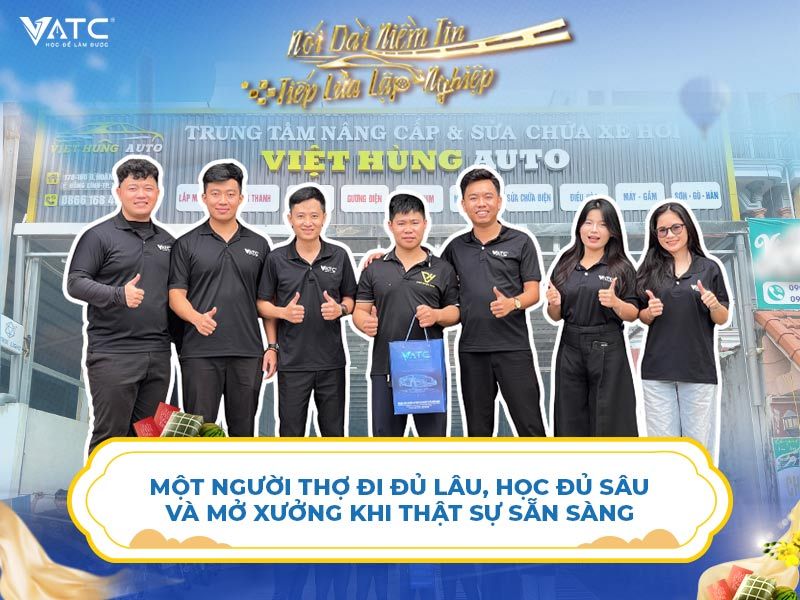 Một người thợ đi đủ lâu, học đủ sâu và mở xưởng khi đã thật sự sẵn sàng