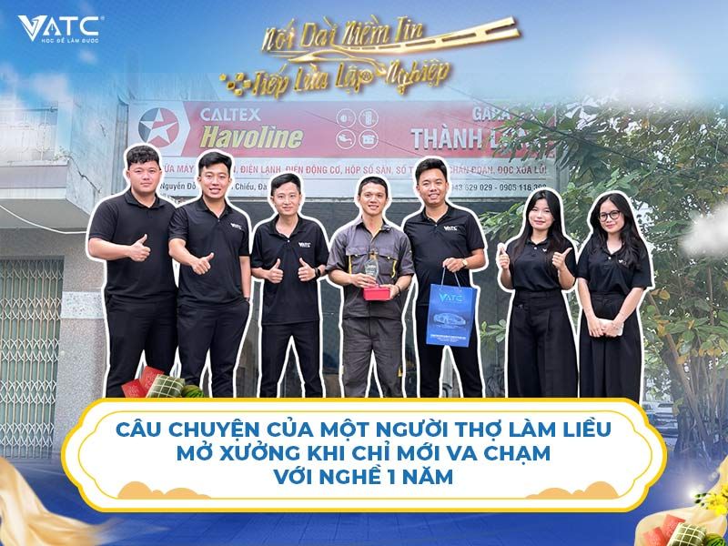 Câu chuyện của một người thợ làm liều mở xưởng khi chỉ mới va chạm với nghề 1 năm