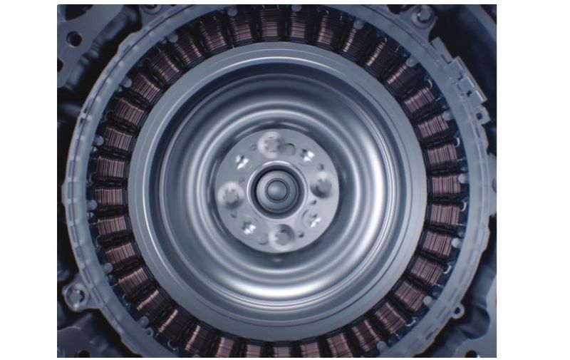 Hình ảnh chính diện của các cuộn dây trong bộ Integrated Starter Generator (ISG) của Mercedes-Benz