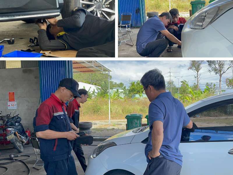 Khách hàng chọn Garage Tiến Thành để sửa chữa xế yêu của mình