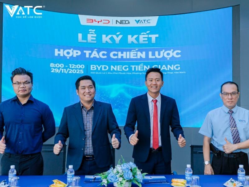 Ký kết hợp tác chiến lược giữa BYD và VATC