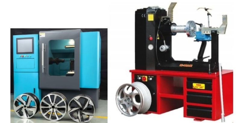 Máy hỗ trợ gia công mâm xe