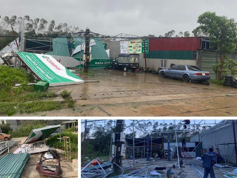 Sau cơn bão Yagi - cơ ngơi phát triển bấy lâu nay của anh gần như sắp lụi tàn