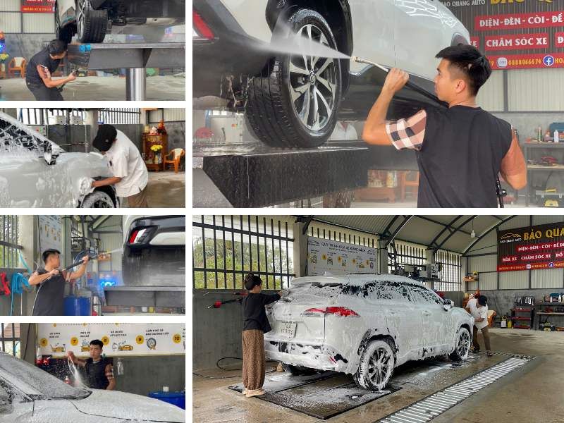 Sau vài năm bôn ba chuyển nghề - cuối cùng nghề anh gắn bó hiện tại là nghề sửa chữa ô tô này