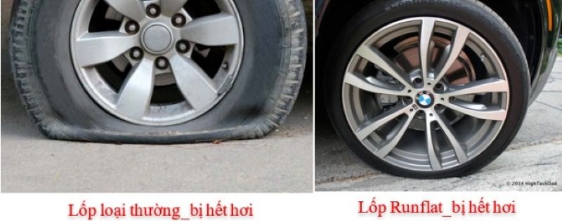 Ưu nhược điểm của lốp Runflat