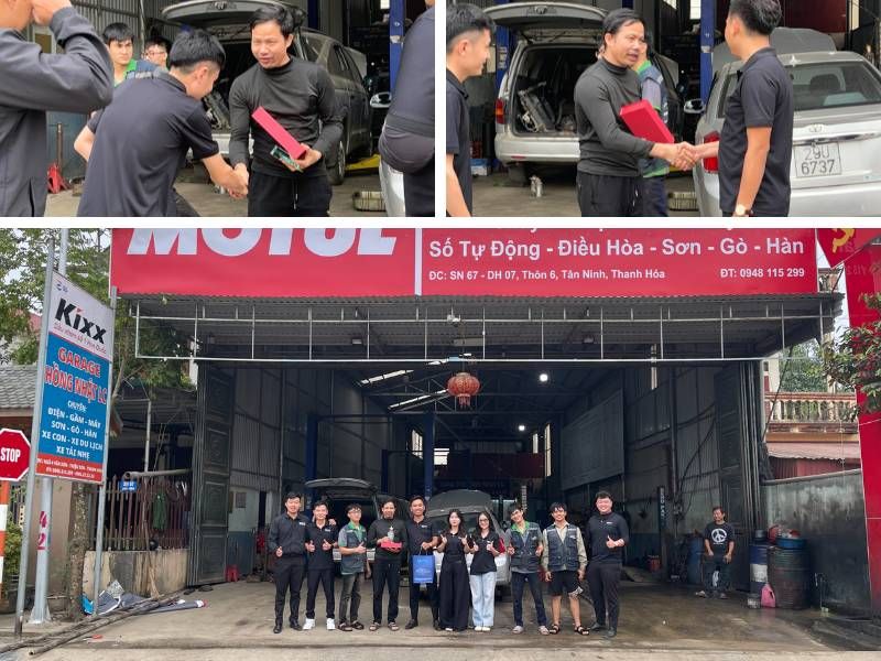 VATC đã có buổi ghé thăm và tâm sự về câu chuyện nghề của anh Nhật cựu học viên lớp Điện - Điện tử ô tô K8