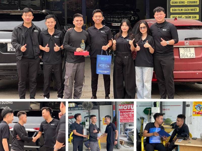 VATC đã ghé thăm anh Quý cựu học viên lớp Điện - Điện tử ô tô K18