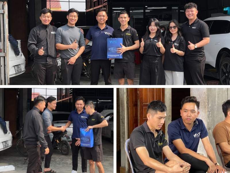 VATC đã ghé thăm anh Xứng cựu học viên lớp Kỹ thuật sửa chữa Điện - Điện tử ô tô K6