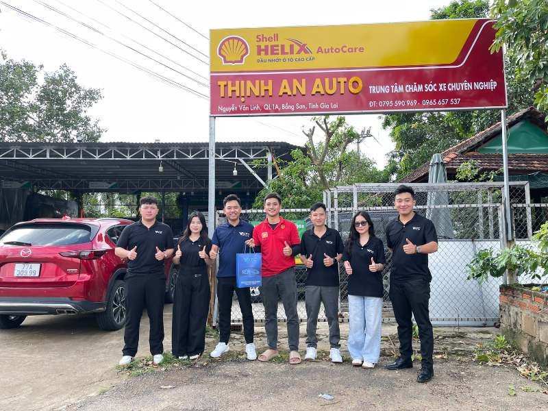 VATC đã ghé thăm Garage Thịnh An Auto - Trung tâm chăm sóc xe chuyên nghiệp tại địa chỉ Nguyễn Văn Linh - QL1A - Bồng Sơn - Gia Lai