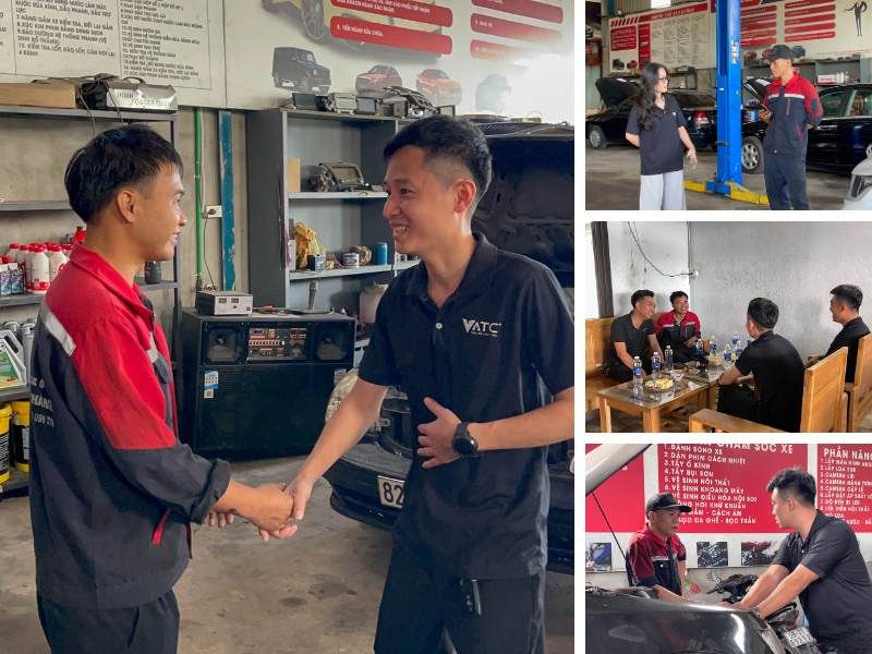 VATC đã tiếp nối hành trình ghé thăm Garage ô tô Tiến Thành