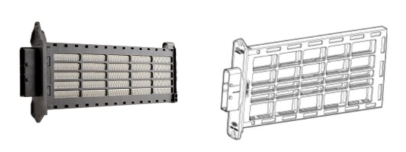 Cấu tạo bộ sưởi điện PTC