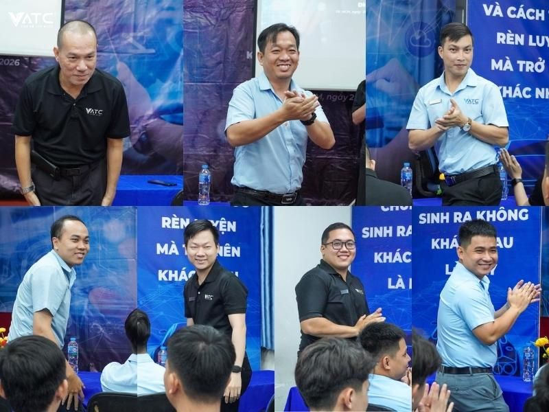 H4. Ban lãnh đạo và Giảng viên tham dự buổi Lễ tốt nghiệp lớp Kỹ thuật sửa chữa điện - điện tử ô tô K58