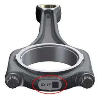 Hình 1.163 Mã trên thanh truyền