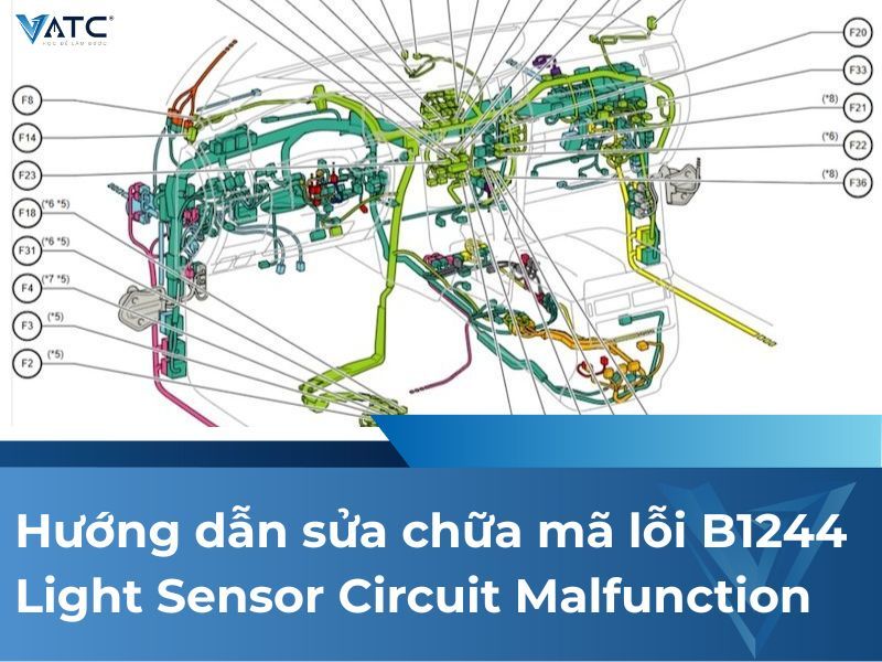 Hướng dẫn sửa chữa mã lỗi B1244 – Light Sensor Circuit Malfunction
