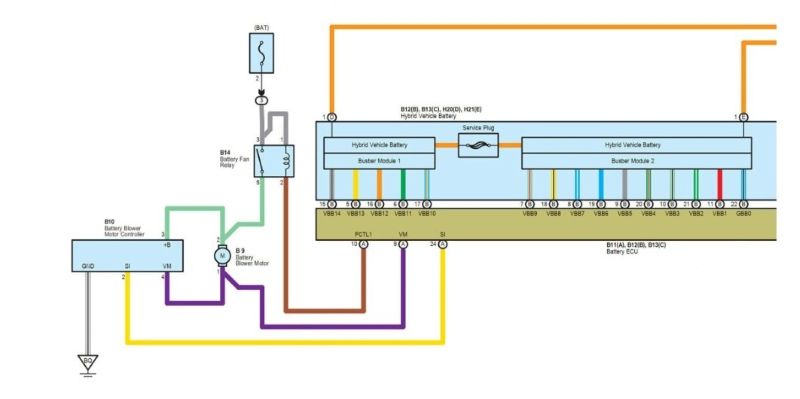 Sơ đồ mạch điện chi tiết toàn Pack Pin