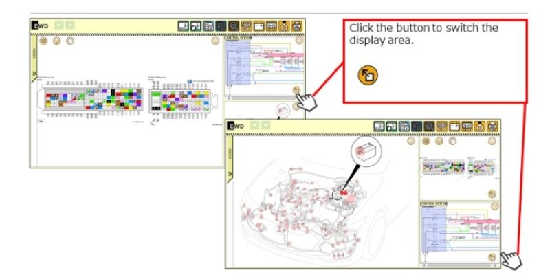Thao tác phóng to khu vực xem chi tiết