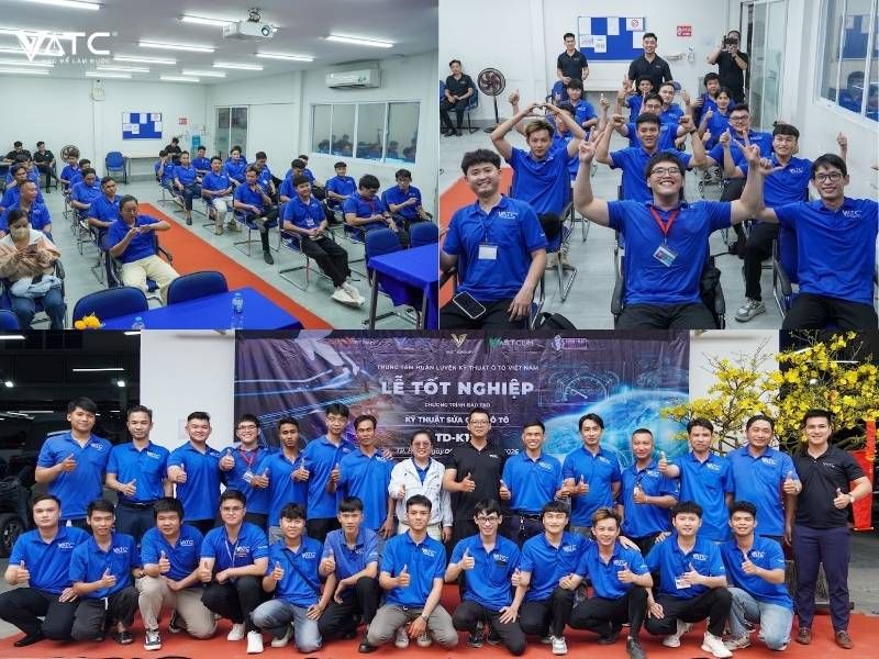 H1. Lễ Tốt nghiệp lớp Kỹ thuật sửa chữa ô tô toàn diện K12