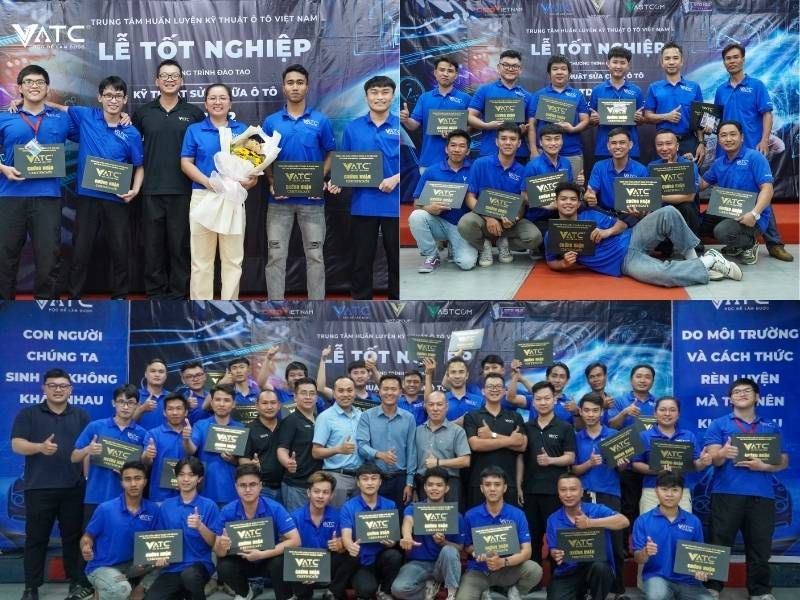 H9. Những khoảnh khắc đáng nhớ tại buổi lễ tốt nghiệp của lớp Kỹ thuật sửa chữa ô tô toàn diện K12