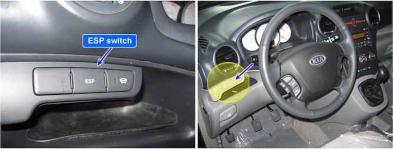 Mã C1503 ESP switch error